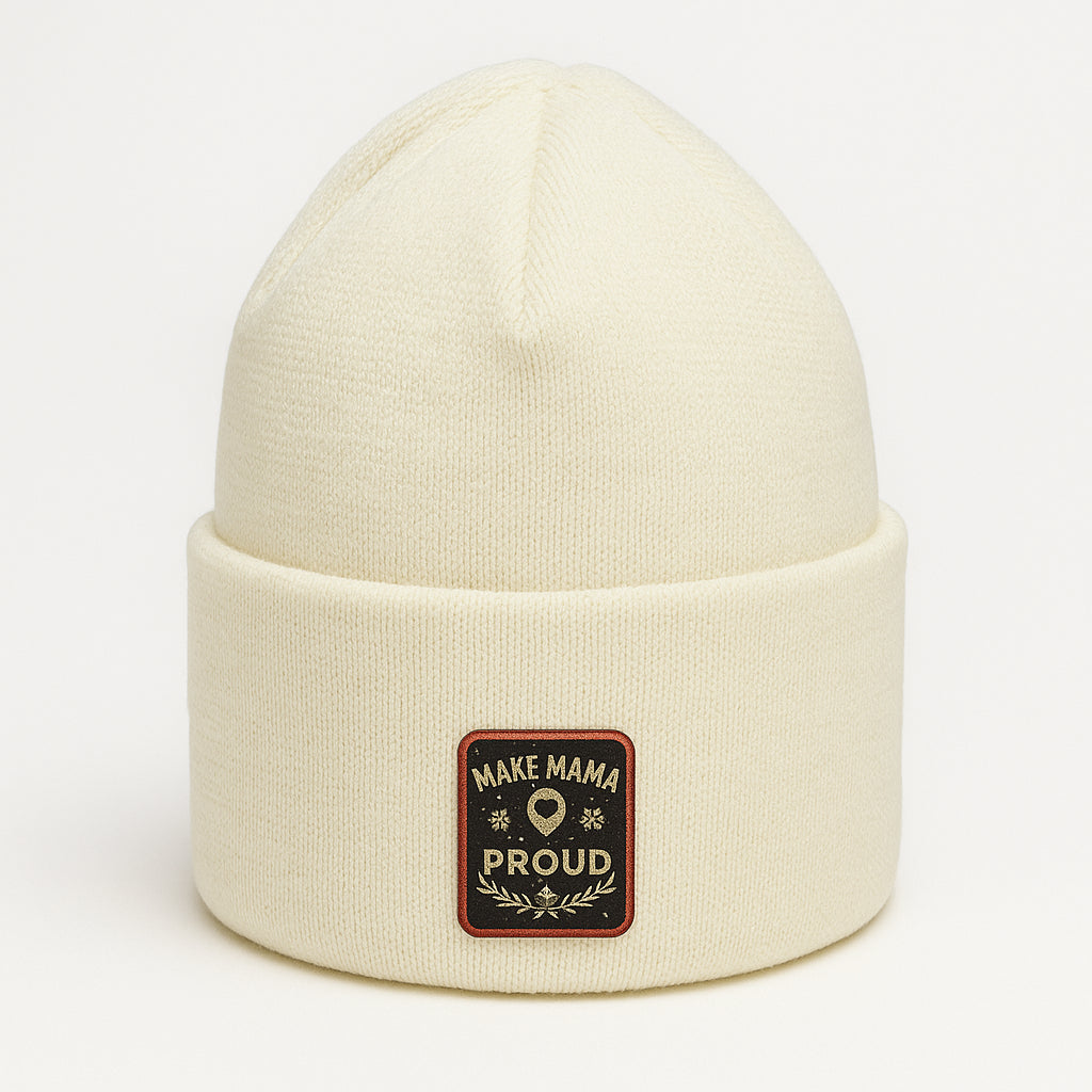 Make Mama Proud Beanie - Snow