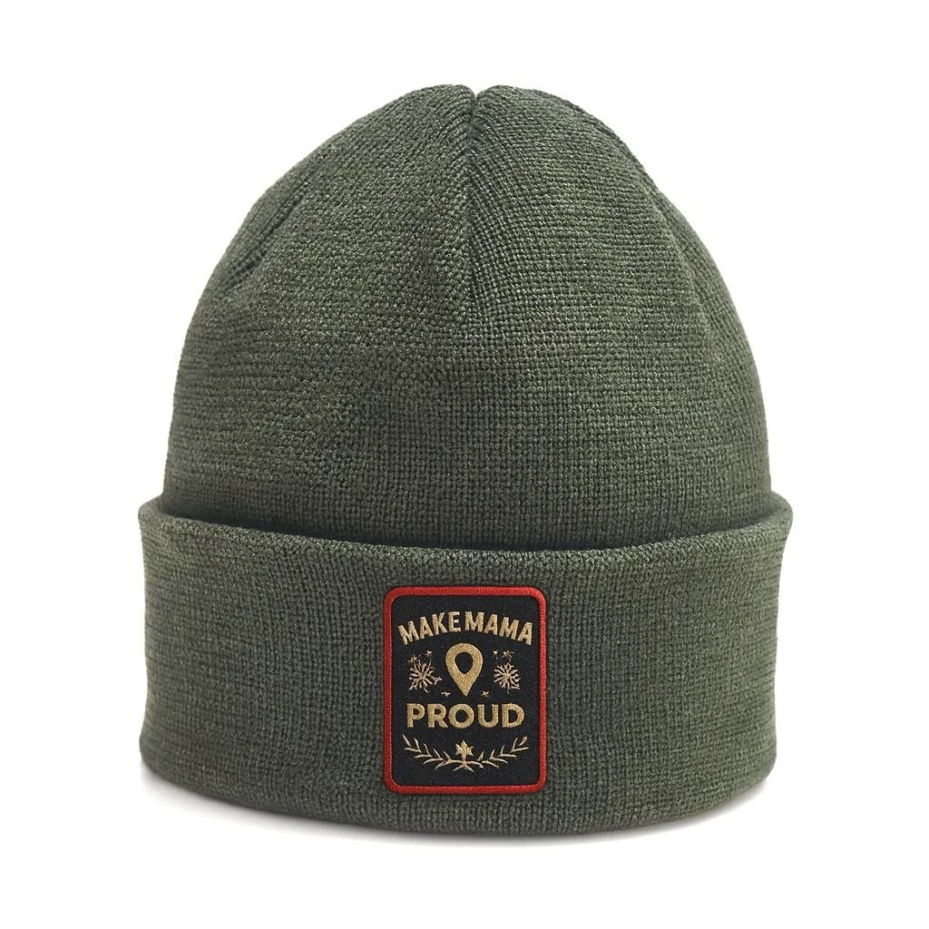 Make Mama Proud Beanie - Pine